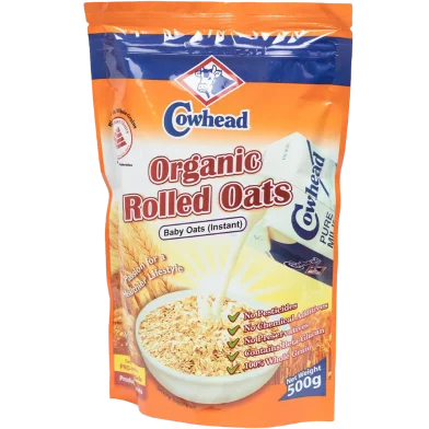 Cowhead Organic Baby Rolled Instant Oats - 500 gm: null | Rokomari.com - Rokomari product